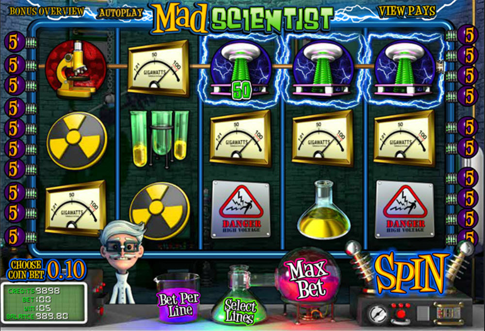 Mad scientist игровой автомат играть в игровые автоматы pigs