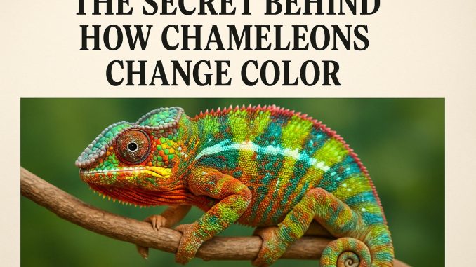 The Secret Behind How Chameleons Change Color