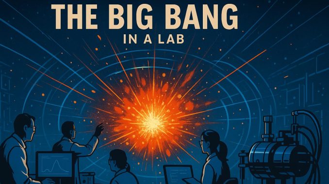 How Scientists Recreate the Big Bang in a Lab