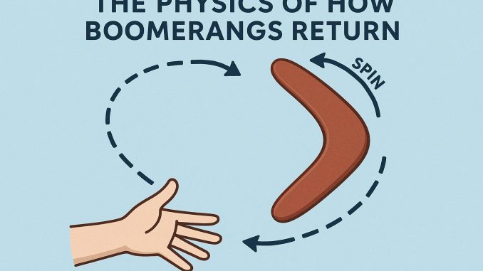 The Physics of How Boomerangs Return