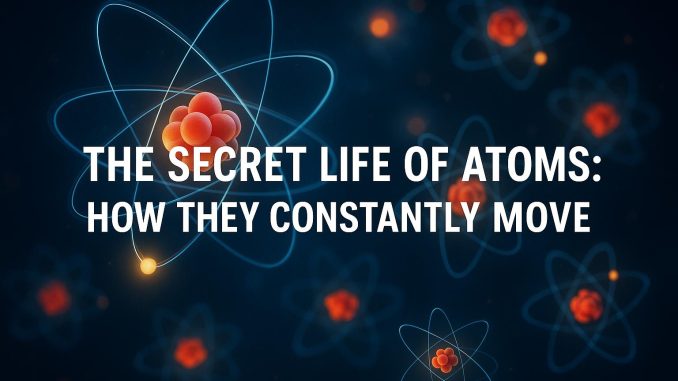 The Secret Life of Atoms: How They Constantly Move