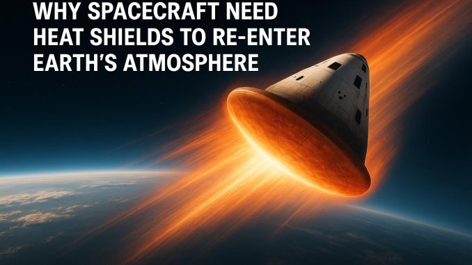 Why Spacecraft Need Heat Shields to Re-Enter Earth’s Atmosphere